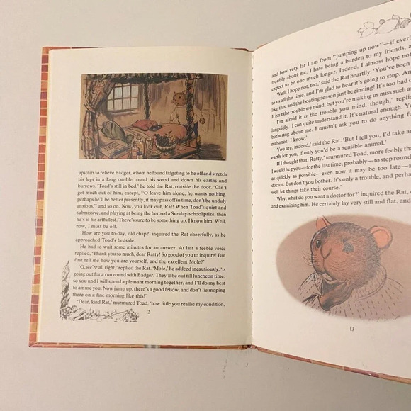 Vintage 1983 Tales From The Wind In The Willow Mr Toad Kenneth Grahame - Picture 10 of 12